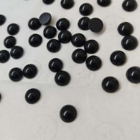 Полужемчуг термо керамика Eerie Black 3003 hot-fix