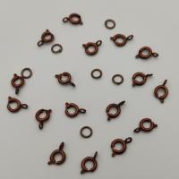 Карабин(Кольцо) 6mm с колечком d=5mm металл цвета бронза Карабин(Кольцо) 6mm с колечком d=5mm металл цвета бронза
