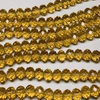 Бусины Рондели Прозрачные Topaz(Топаз) стекло