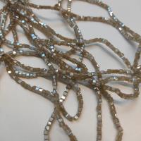 Бусины Квадраты 2mm Coffee AB (длина нити 45см/185шт)