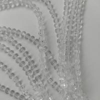 Бусины круглые граненные Crystal(Кристал) 4мм (упаковка/99шт)