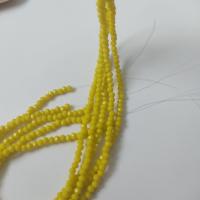 Рондели 3mm Yellow(желтые) 165шт/нить