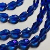 Бусины Капли Sapphire AB