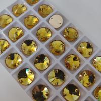 Стразы пришивные Rivoli Light Topaz sew-on
