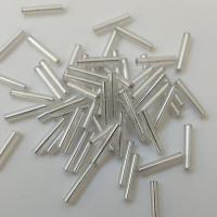  Стеклярус 15mm Silver (Индия)