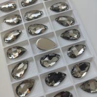 Стразы пришивные Tear Drop Black Diamond sew-on