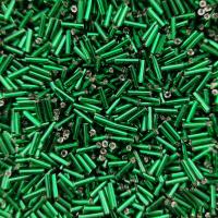 Стеклярус 6mm Royal Green(Индия)