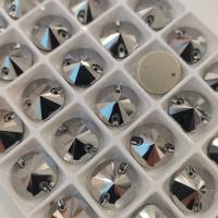 Стразы пришивные Rivoli Jet Hematite sew-on