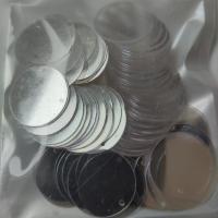 Пайетки Prince 17мм Круги прозрачные Silver