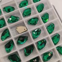 Стразы пришивные Galactic Emerald sew-on