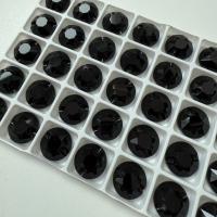 Стразы пришивные Round Jet Black sew-on