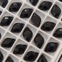 Стразы пришивные Lemon 14x9mm Jet Black sew-on