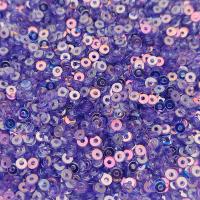 Пайетки Prince 2,5мм  Violet AB DIM 123