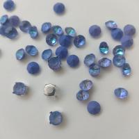 Шатоны Aurora Delight Green Patrol(Делайт Грин Патрол) SS28/d=6mm (круглые в металлической оправе)