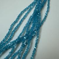 Бусины Алмазное стекло 3мм Aquamarine AB  (длина нити 29см)