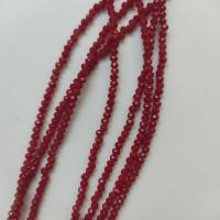 Шпинель Siam 2мм (на нити 170шт) Шпинель Siam 2мм (на нити 170шт)