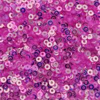 Пайетки Prince 2,5мм Fuchsia AB DIM 143