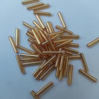  Стеклярус 15mm Gold (Индия)