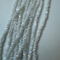 Бусины Алмазное стекло 4мм Pearl White AB (длина нити 37см)