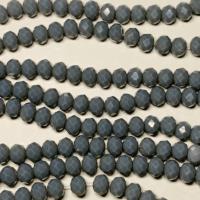 Бусины Рондели непрозрачный глянец Light Gray( Лайт Грей) стекло