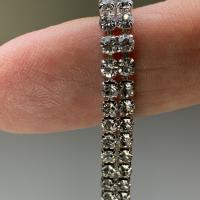 Тесьма металл со стразами 2Line Crystal Тесьма металл со стразами 2Line Crystal