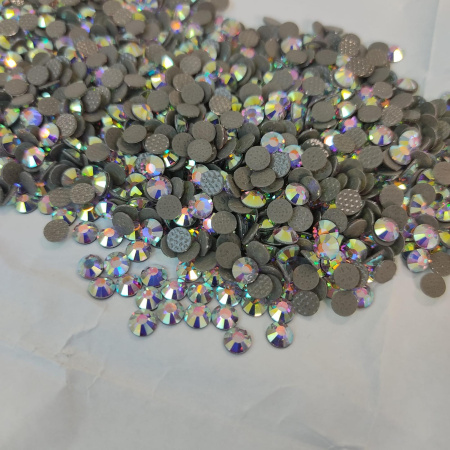 Стразы Preciosa термо клеевые Crystal AB Hot Fix VIVA 12