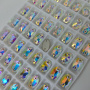Стразы пришивные Oval Crystal AB sew-on