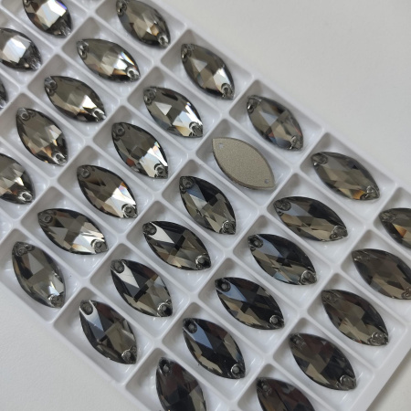 Стразы пришивные Navette Black Diamond sew-on