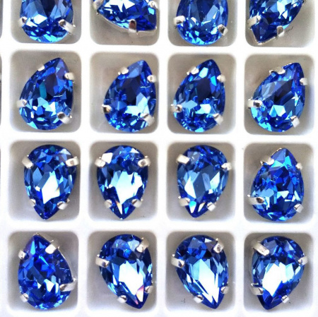 Sapphire Капли в металлической оправе 