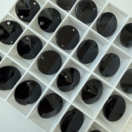  Нашивные кристаллы Swarovski Rivoli Jet