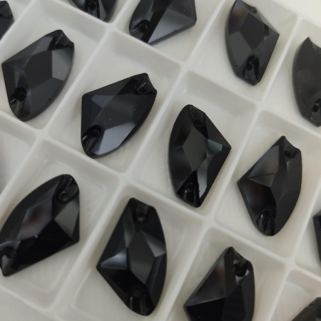 Стразы пришивные Galactic Jet Black sew-on