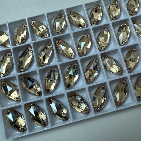 Стразы пришивные Navette Golden Mirage sew-on Стразы пришивные Navette Golden Mirage sew-on