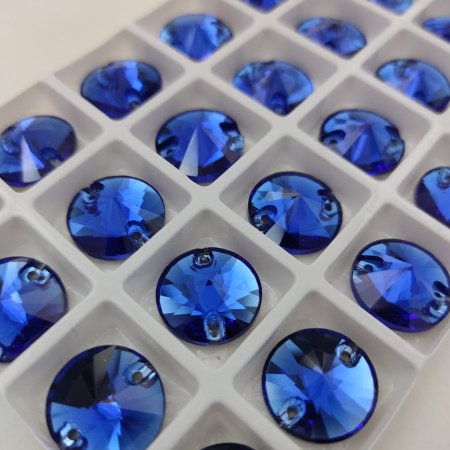 Стразы пришивные Qamar Rivoli Capri Blue sew-on