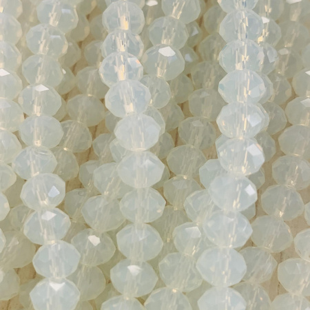 Бусины Рондели Chrysolite Opal(Хризолит Опал) стекло