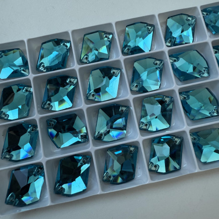 Стразы пришивные Cosmic Aquamarine sew-on