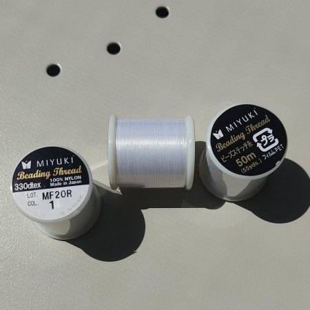 Нить для бисероплетения Miyuki(Миюки) №1 нейлон Япония