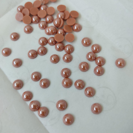 Полужемчуг термо керамика Sandy Brown 3021 hot-fix