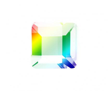 Crystal AB Square SQ100 hot-fix