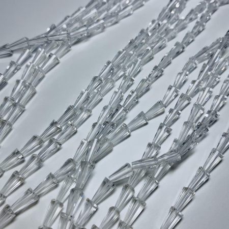Бусины Конусы Crystal(Кристалл) стекло