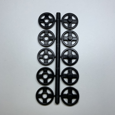 Кнопки пластиковые черные(Чехия)