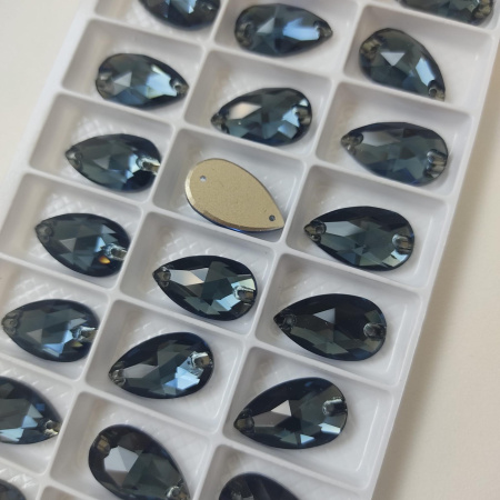 Стразы пришивные Tear Drop Montana sew-on