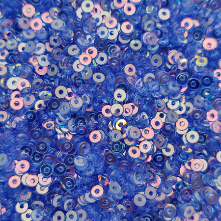 Пайетки Prince 2,5мм Sapphire AB DIM 126