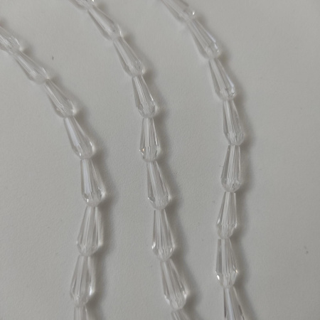 Бусины Капли вытянутые Crysta(Кристал) 10x4mm