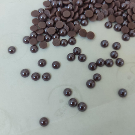 Полужемчуг термо керамика Coffee 3030 hot-fix