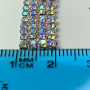 Тесьма металл со стразами 4Line Crystal AB