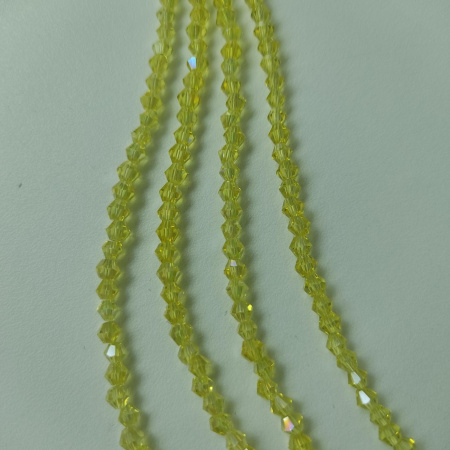 Биконусы Citrin(Цитрин)3мм(135шт/нить)