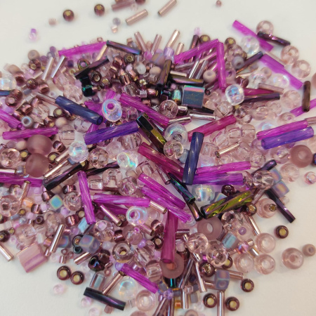 Микс из бусин и бисера Miyuki 25гр и 100гр упаковки 