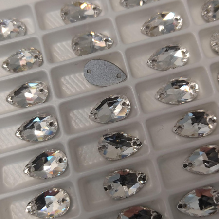 Нашивные стразы Preciosa Tear Drop(капля) 7x12mm 