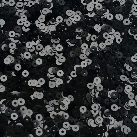 Пайетки Prince  Black 038