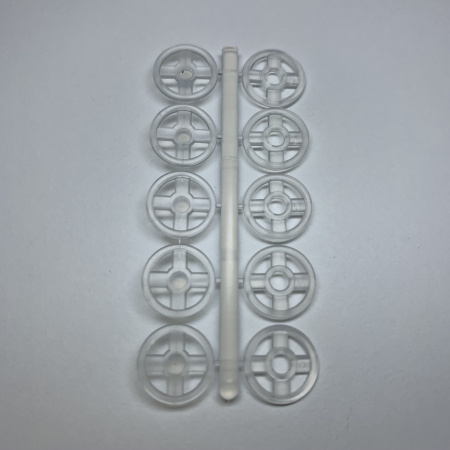 Кнопки пластиковые прозрачные(Чехия)